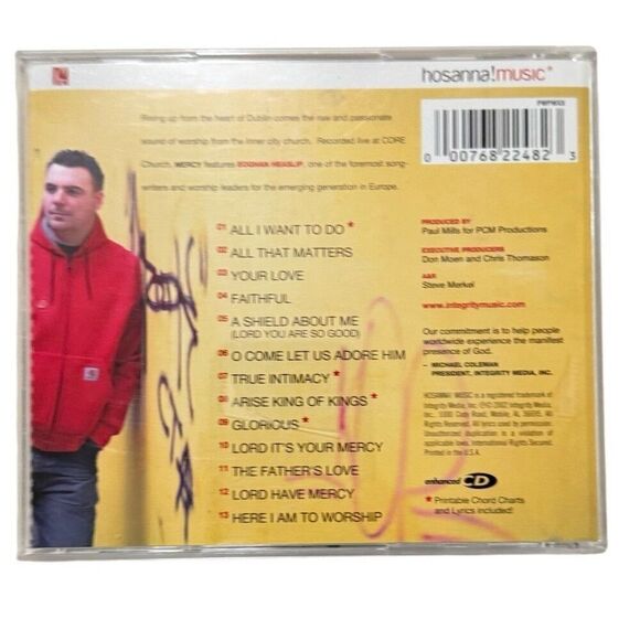 Eoghan Heaslip Mercy Live from Dublin - CD 2002 Integrity Media Demo /Promo - Picture 2 of 4
